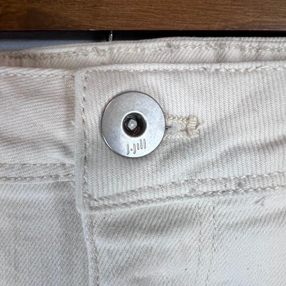 J. Jill Women's Jeans Size 18R High Rise Straight Leg Stretch Ivory Beach Denim - Picture 4 of 8
